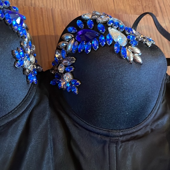 Bebe Jayla Beaded Bustier XS - Picture 5 of 8